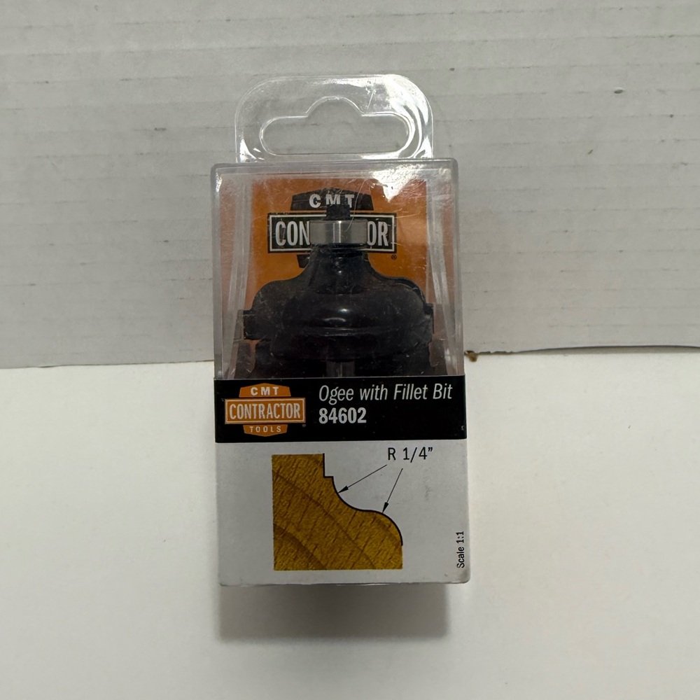 CMT Contractor™ 1-5/8" Ogee with Fillet Router Bit 84602 - NEW